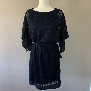 Dress Barn. Dark Blue Lace Dress